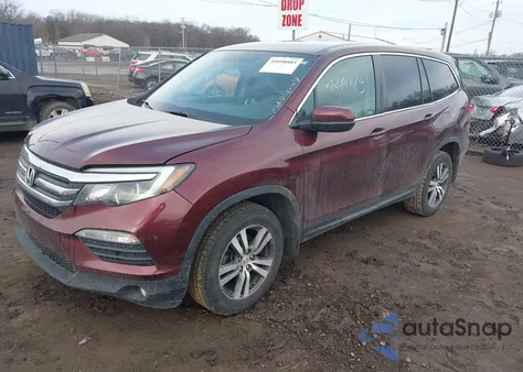 2018 Honda Pilot Ex z USA, uszkodzony, nr VIN 5FNYF6H35JB068056
